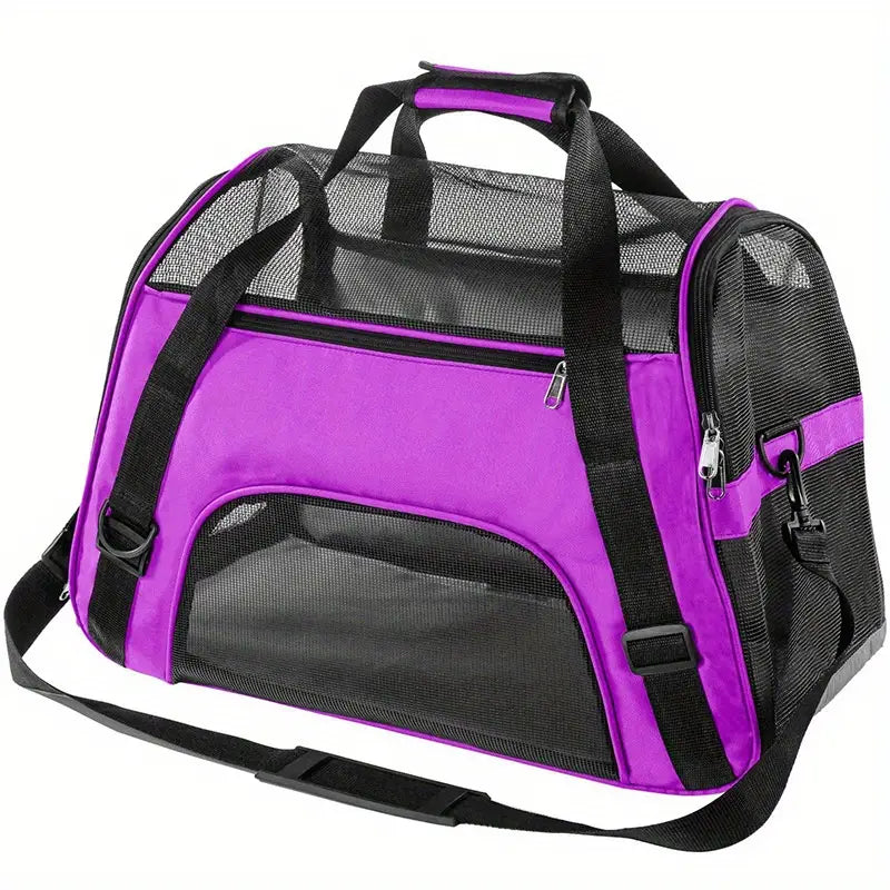 Premium Pet Travel Carrier - Safe Airline-Approved, Foldable & Hassle-Free