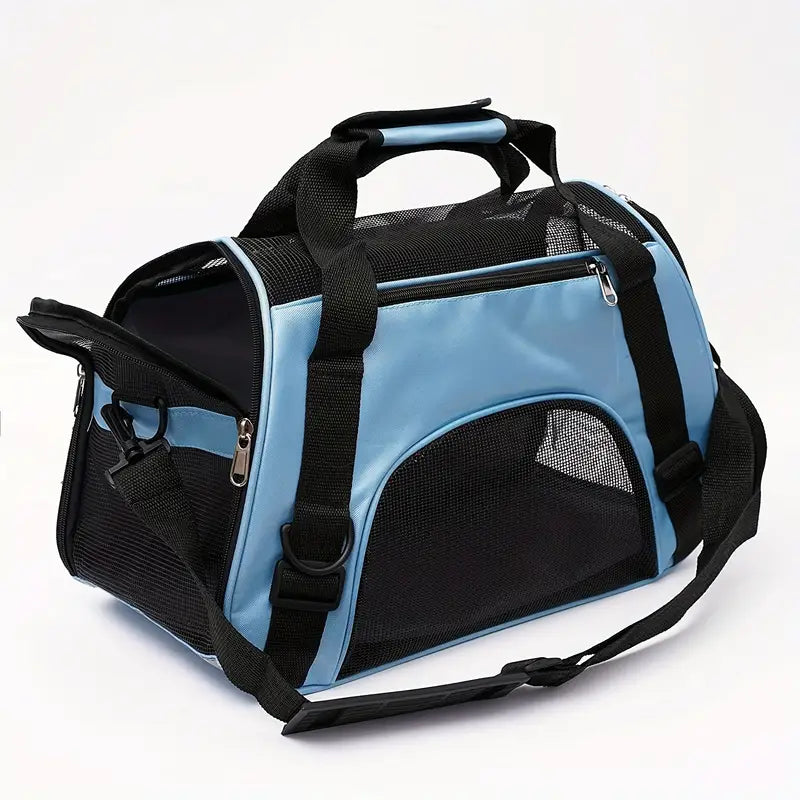 Premium Pet Travel Carrier - Safe Airline-Approved, Foldable & Hassle-Free